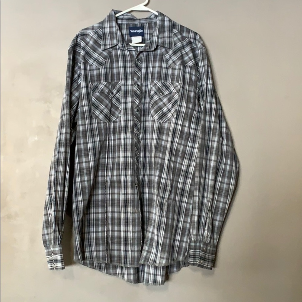 Wrangler pearl snap
